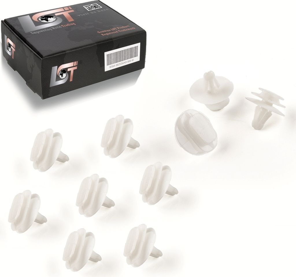 10x Rammleisten Leisten an Hecktür Heckklappen Befestigung Clips für KANGOO