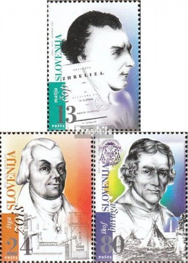 Briefmarken Slowenien 1997 Mi 190-192 (kompl.Ausg.) postfrisch Bedeutende Persönlichkeiten