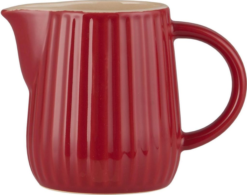 IB Laursen Milchkännchen Mynte STRAWBERRY Rot Keramik Sahnekännchen 200 ml