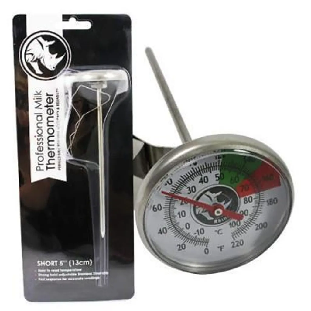Thermomètre à lait court 13cm pour éviter de brûler votre mousse de lait