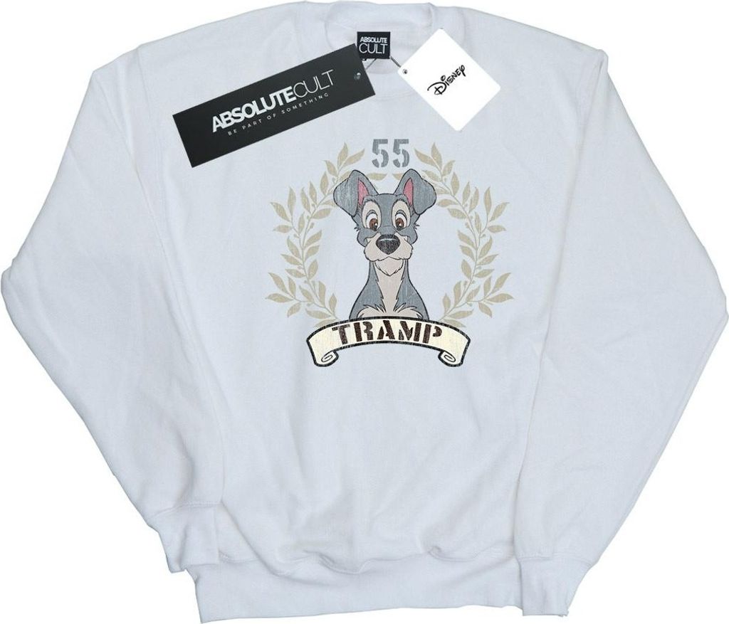 Disney - "Lady And The Tramp Tramp Since 55" Sweatshirt für Herren BI18228 (5XL) (Weiß)