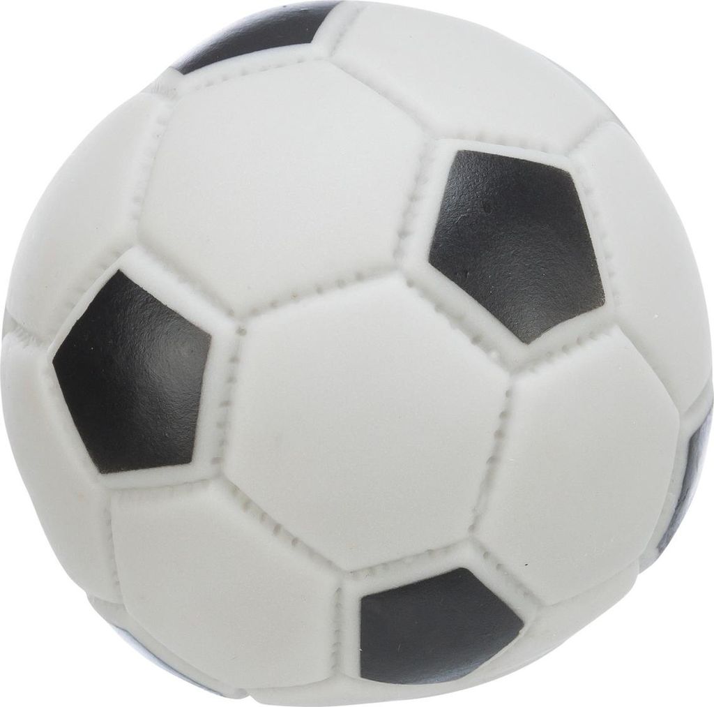 TRIXIE Fußball für Hunde, Hund, Kugellager, Schwarz, Weiß, Produktbild 