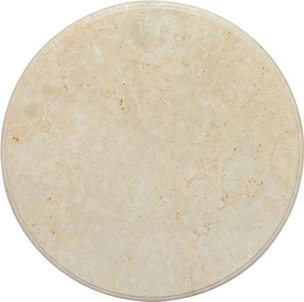“2026 Moderne“Tischplatte Creme Ø60x2,5cm Marmor - Tischplatten Designermöbel 2138671