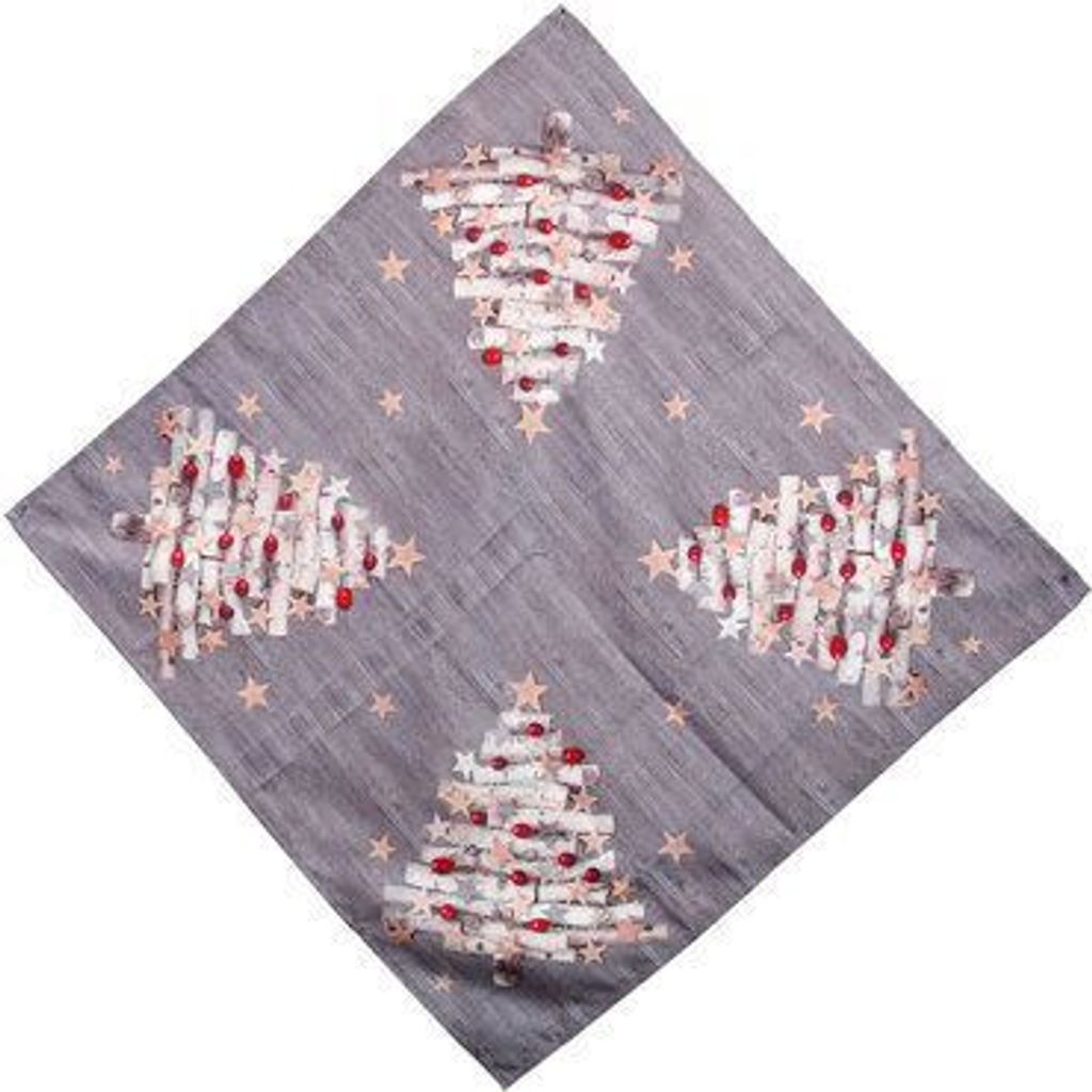Tischdecke Weihnachten 80x80 wasserabweisend Tisch Decke Produktbild 