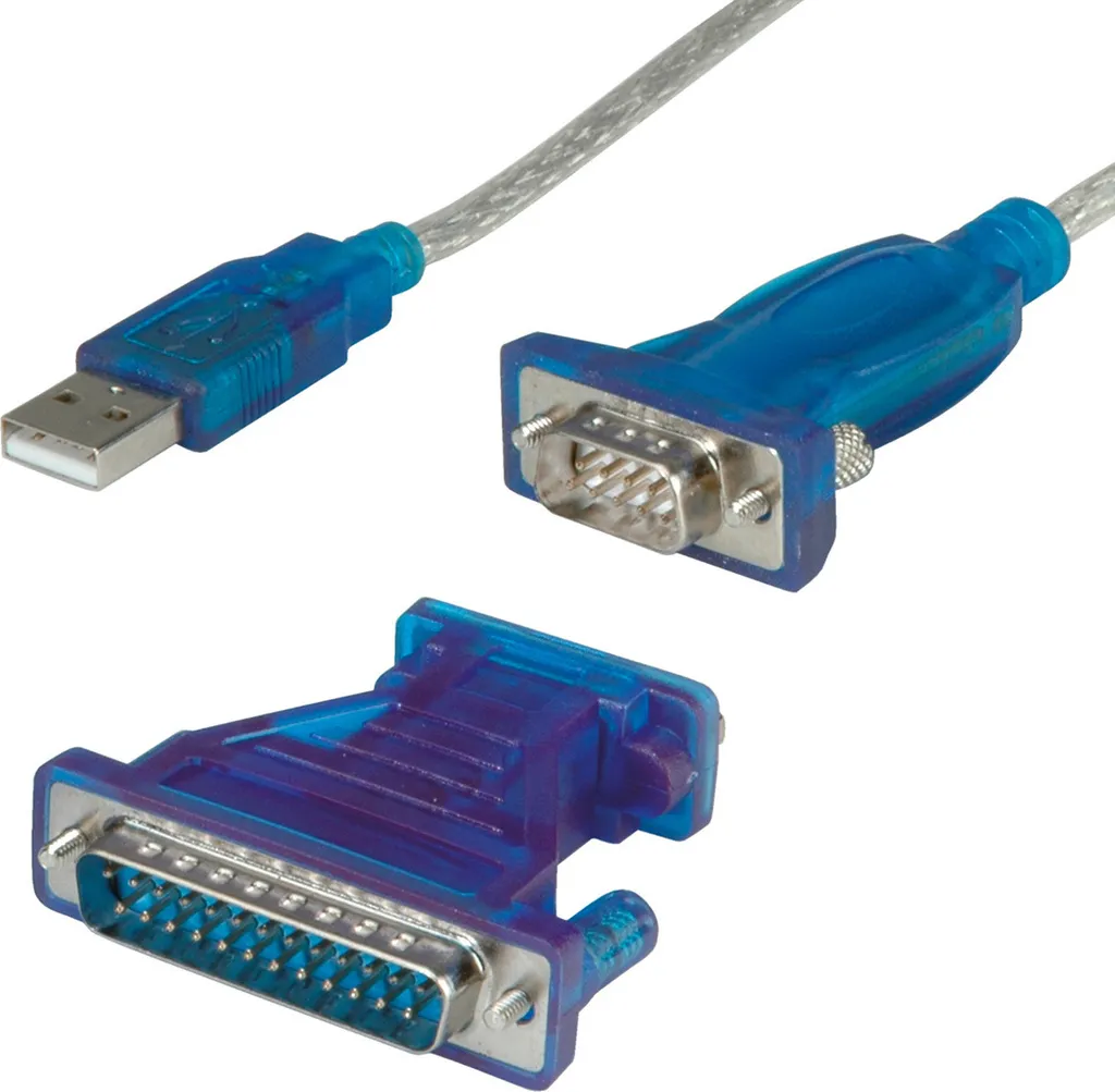 Cavo VALUE USB-Seriale 1,8m Turchese - Adattatore RS232 Professionale