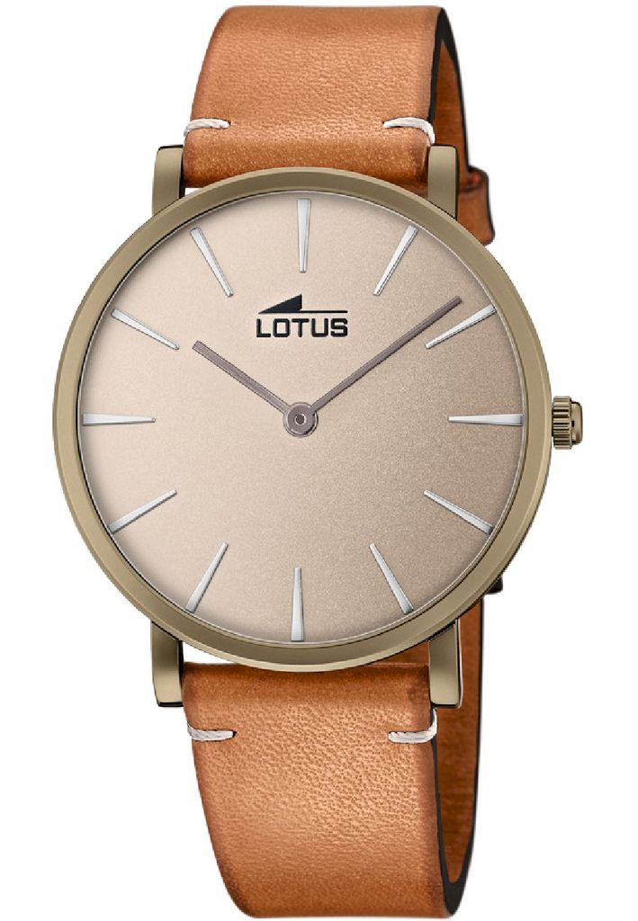Lotus Armbanduhr 18783/1 Lederband braun