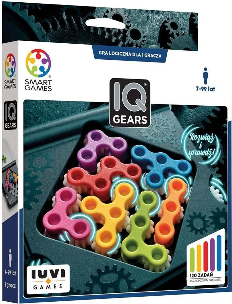 Casse-tête de Poche IQ Gears Smart Games Jeu de Réflexion Individuel