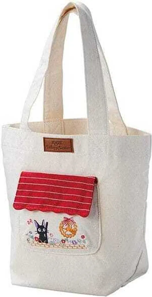 Petit sac à main Jiji in the flowers Kiki la petite sorcière Ghibli