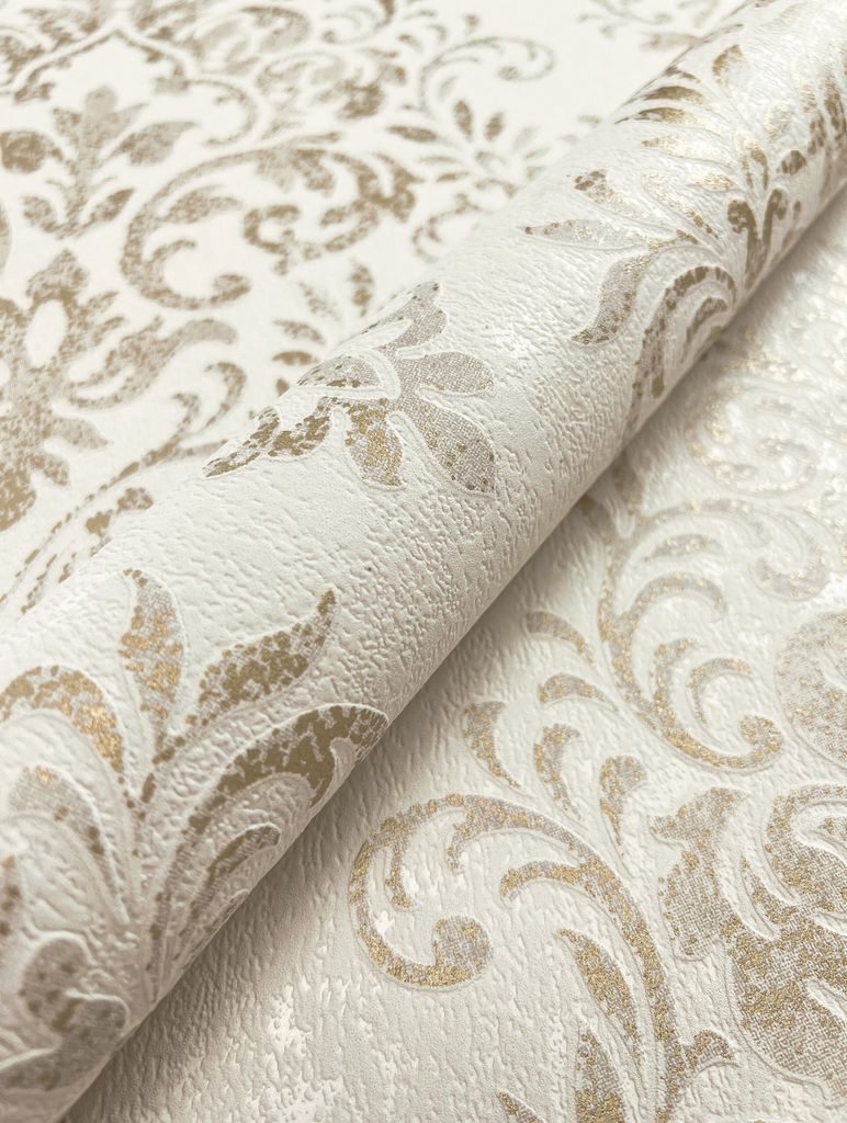 NEWROOM Tapete Darlin Creme Vliestapete - Vintage Ornamente Produktbild 