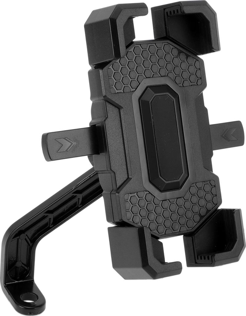 Fahrrad-Handyhalterung, Handyhalterung für Motorroller Spiegel, Smartphone-Halterung für 3,5-7,1 Zoll Smartphones, Schwarz