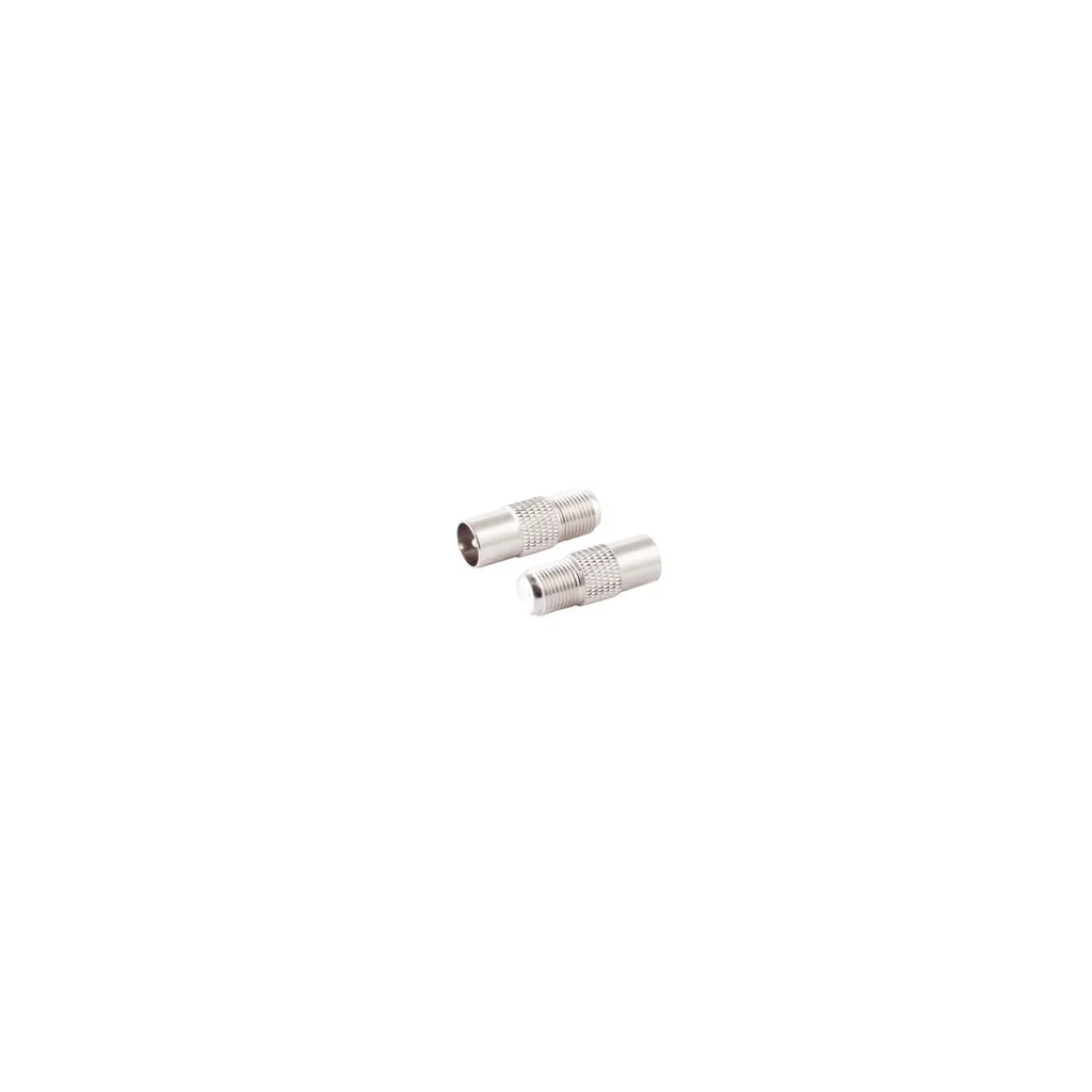 Adaptateur TV pour Câble Coaxial IEC Mâle vers F Femelle - Set de 10