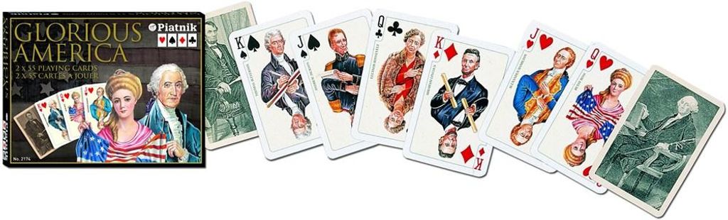 Piatnik Glorious America De Luxe Spielkarten – Doppeldeck Produktbild 