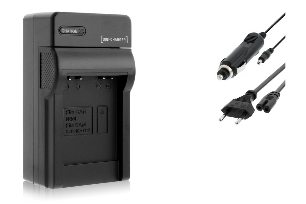 Ladegerät BLACK für Akku-Typ: Canon NB-6L / NB6L / NB-6LH