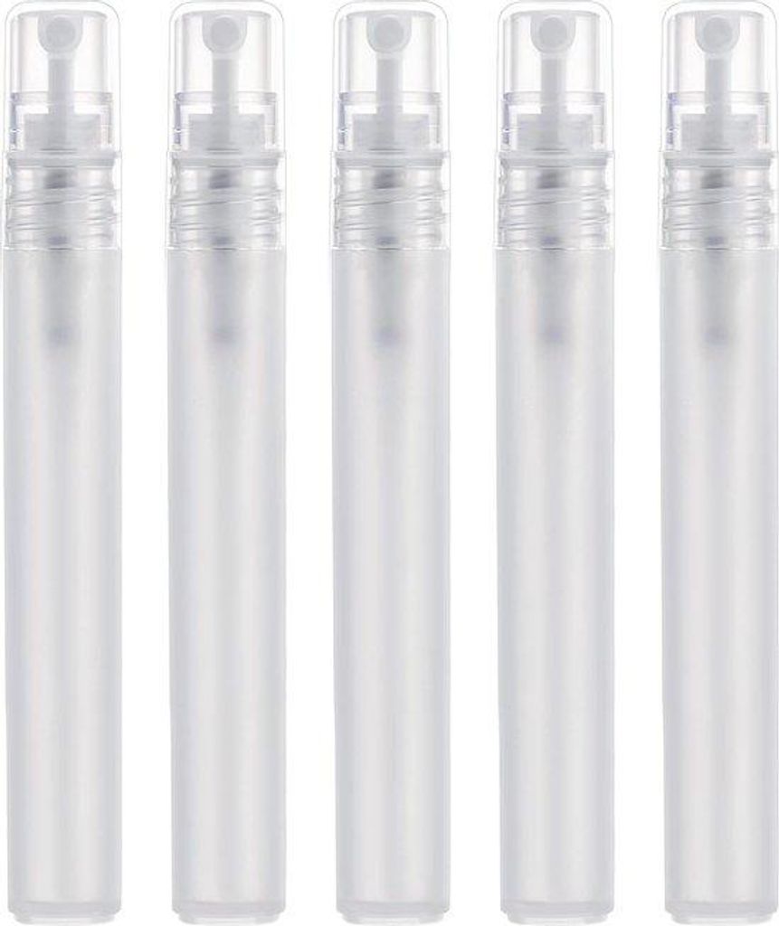 5 Stk 10ml Parfum Sprüher, matte Plastikflaschen für unterwegs
