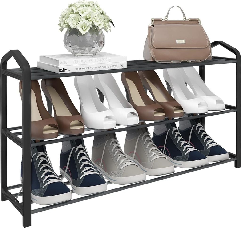 WOLTU Schuhregal, 3 Schicht für 12 Paare Schuhe, Produktbild 5