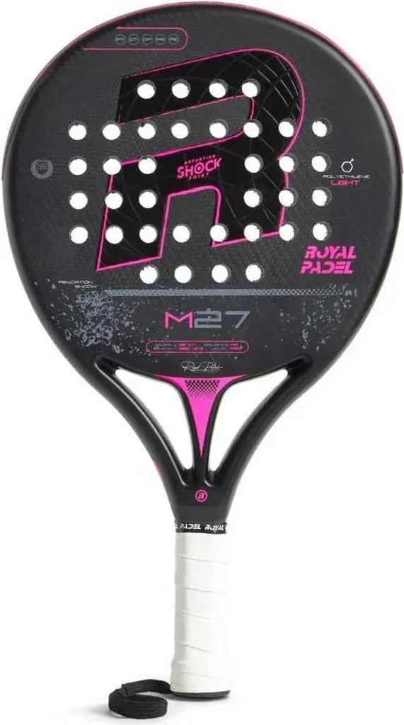 Royal Padel M27 Light 2026 Raquette de padel en carbone avec absorption 3D