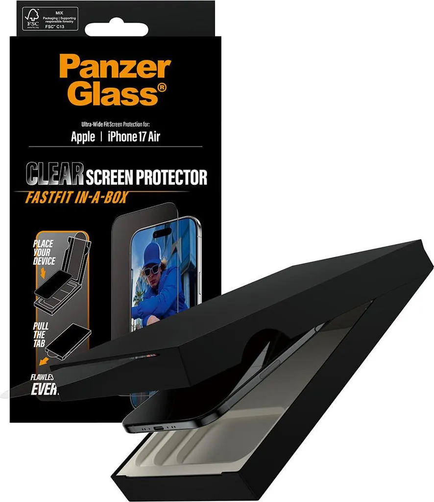 PanzerGlass iPhone Air FASTFIT: Il Vetro Temperato Ultra-Resistente - 2