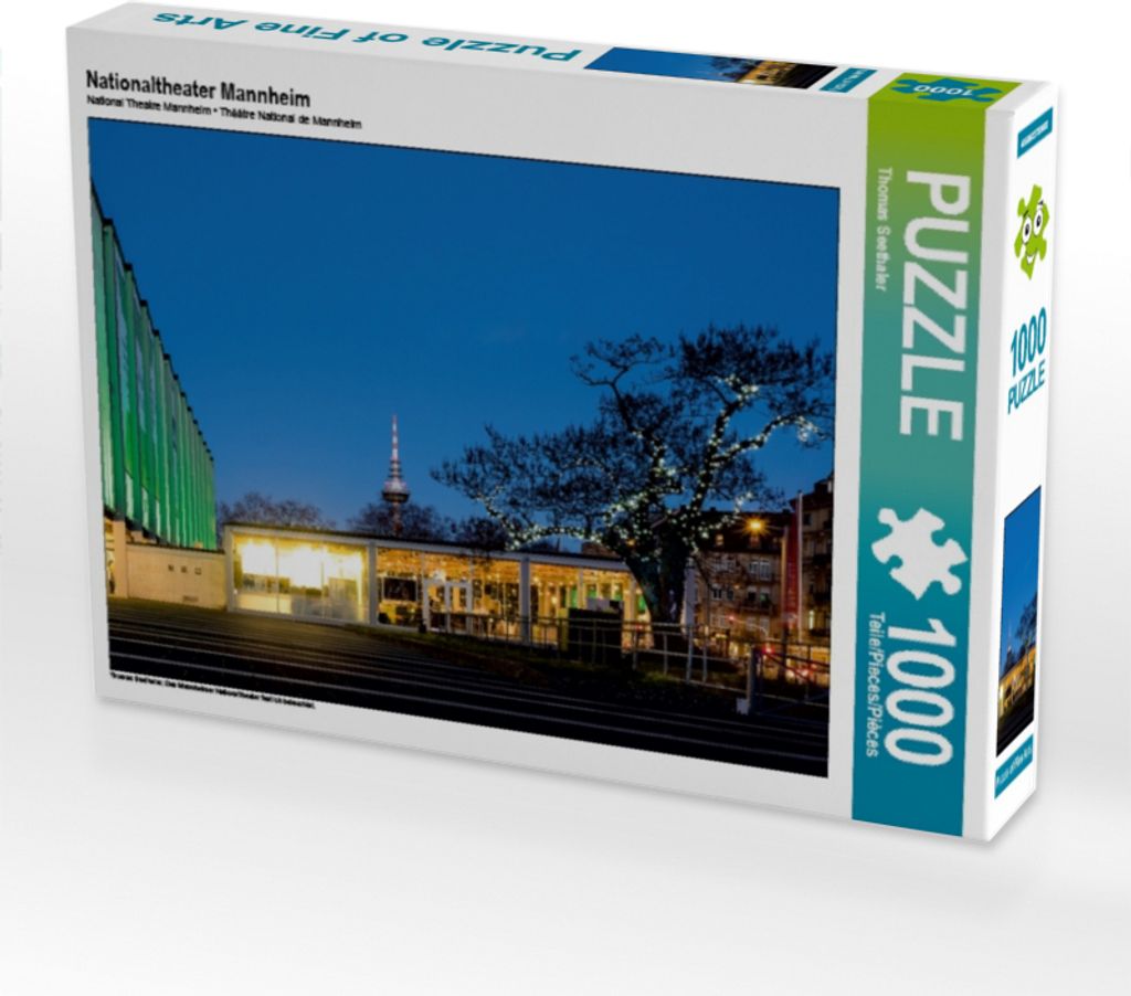 Calvendo Nationaltheater Mannheim 1000 Teile Puzzle quer 640x480mm, Seethaler Thomas; 7351714
