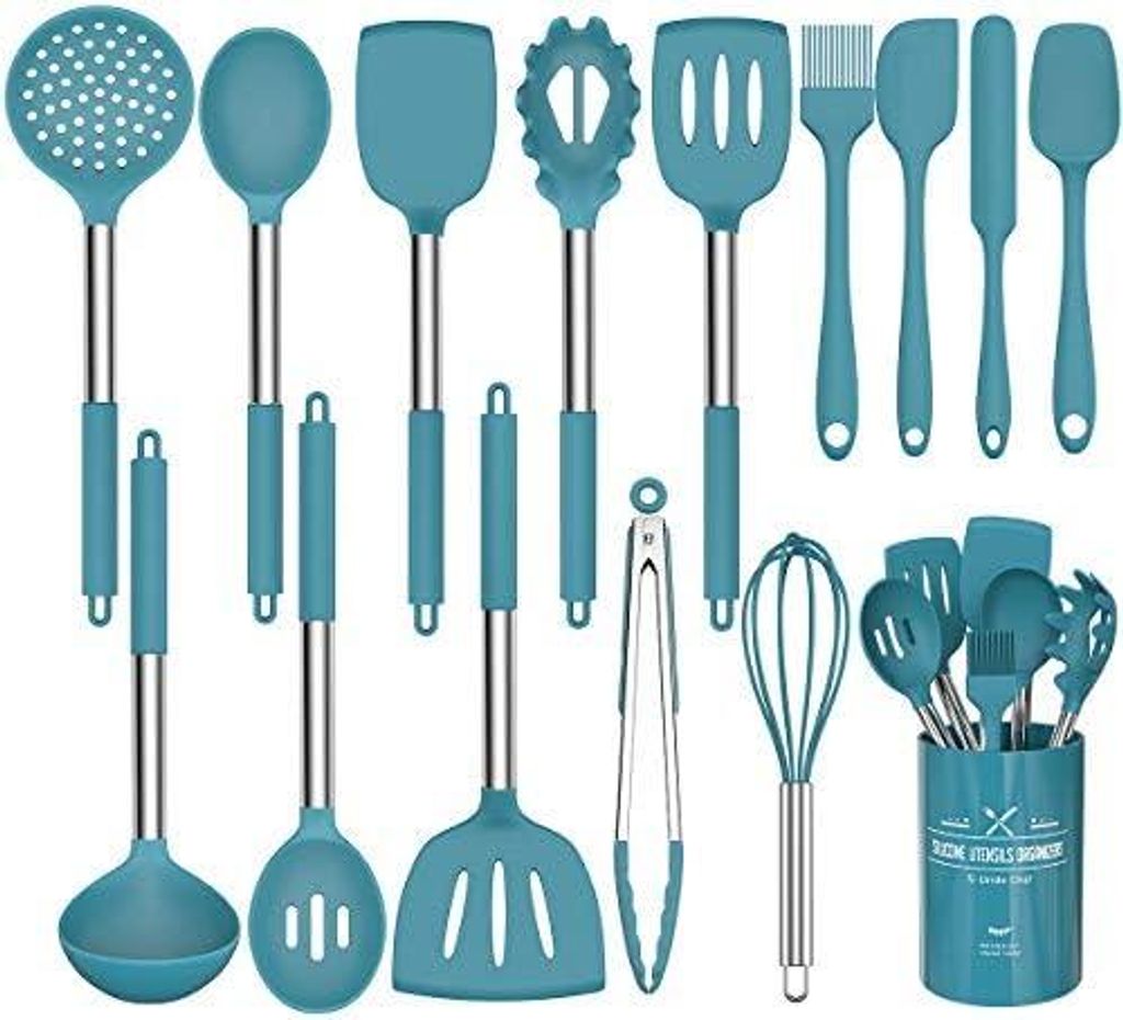 Umiten Chef Küchenutensilien-Set, 15-teilig, Silikon, Produktbild 