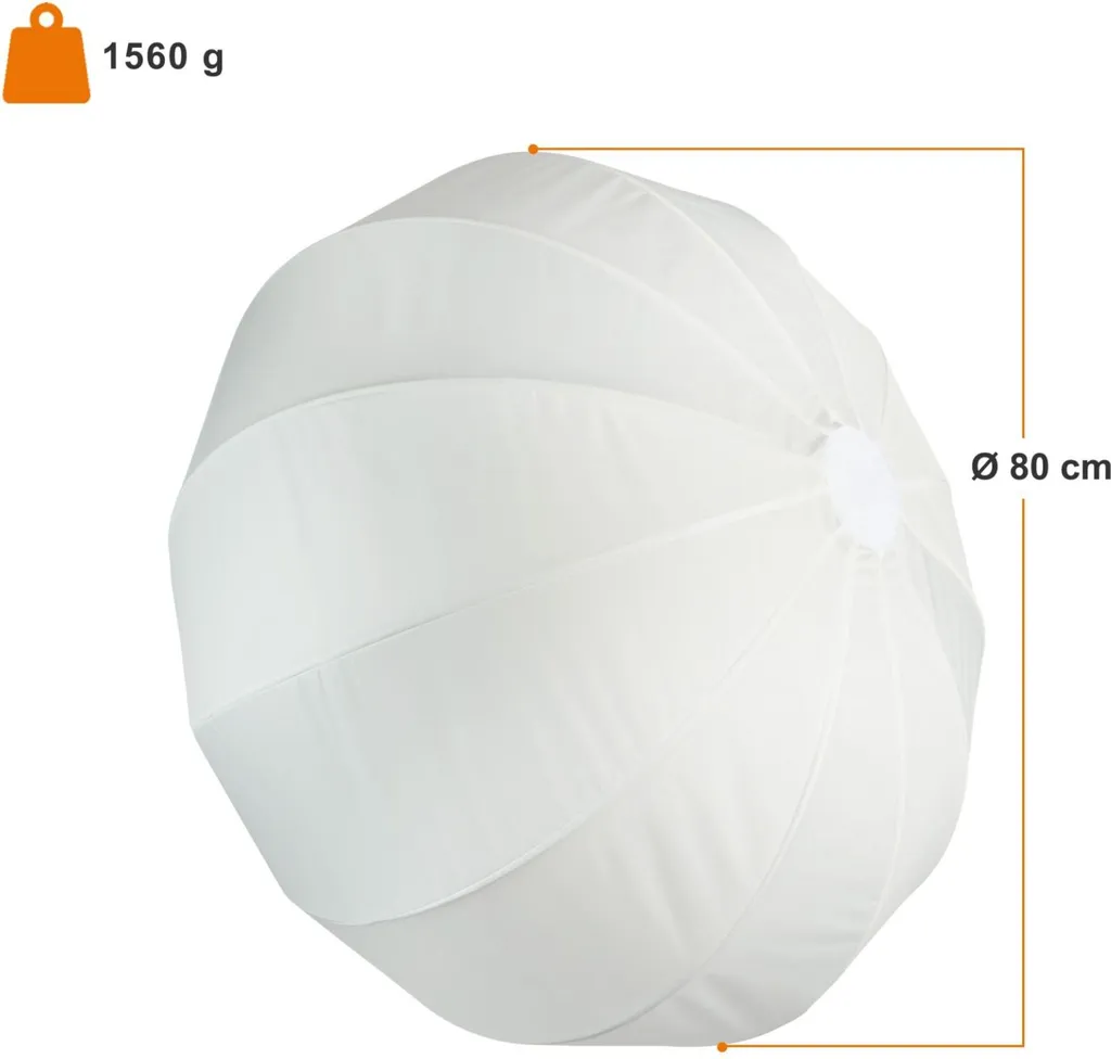 Boîte à lumière ballon 80cm Walimex Pro Essential pour éclairage doux - 3