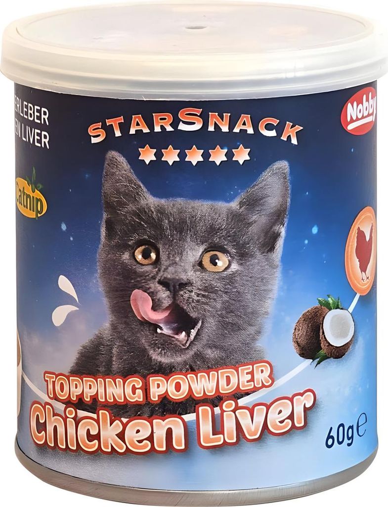 Nobby StarSnack Topping Powder Fegato di pollo con erba Immagine del prodotto 