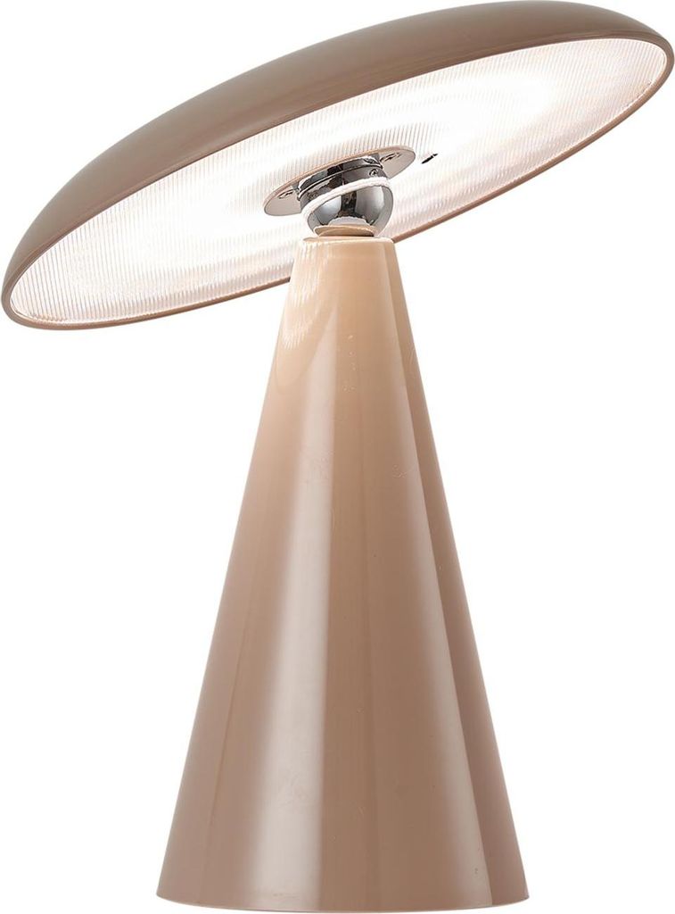 Leitmotiv - Tischleuchte Phoebe Led - Hellbraun - Ø23cm Produktbild 
