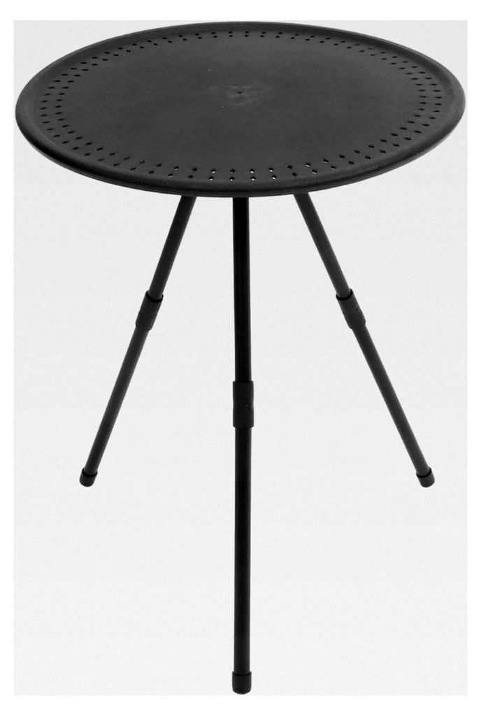 Klappbarer Tragbarer Campingtisch Runder Kleiner Ultraleichter Outdoor Tisch Mit Einstellbarer Höhe Für Camping Picknick Terrasse Garten