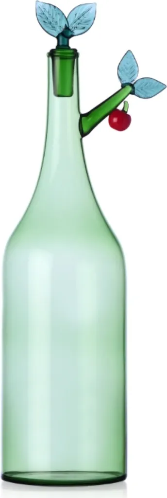 Ichendorf Milano Rosso Mela: Bottiglia Verde con Mela di Design