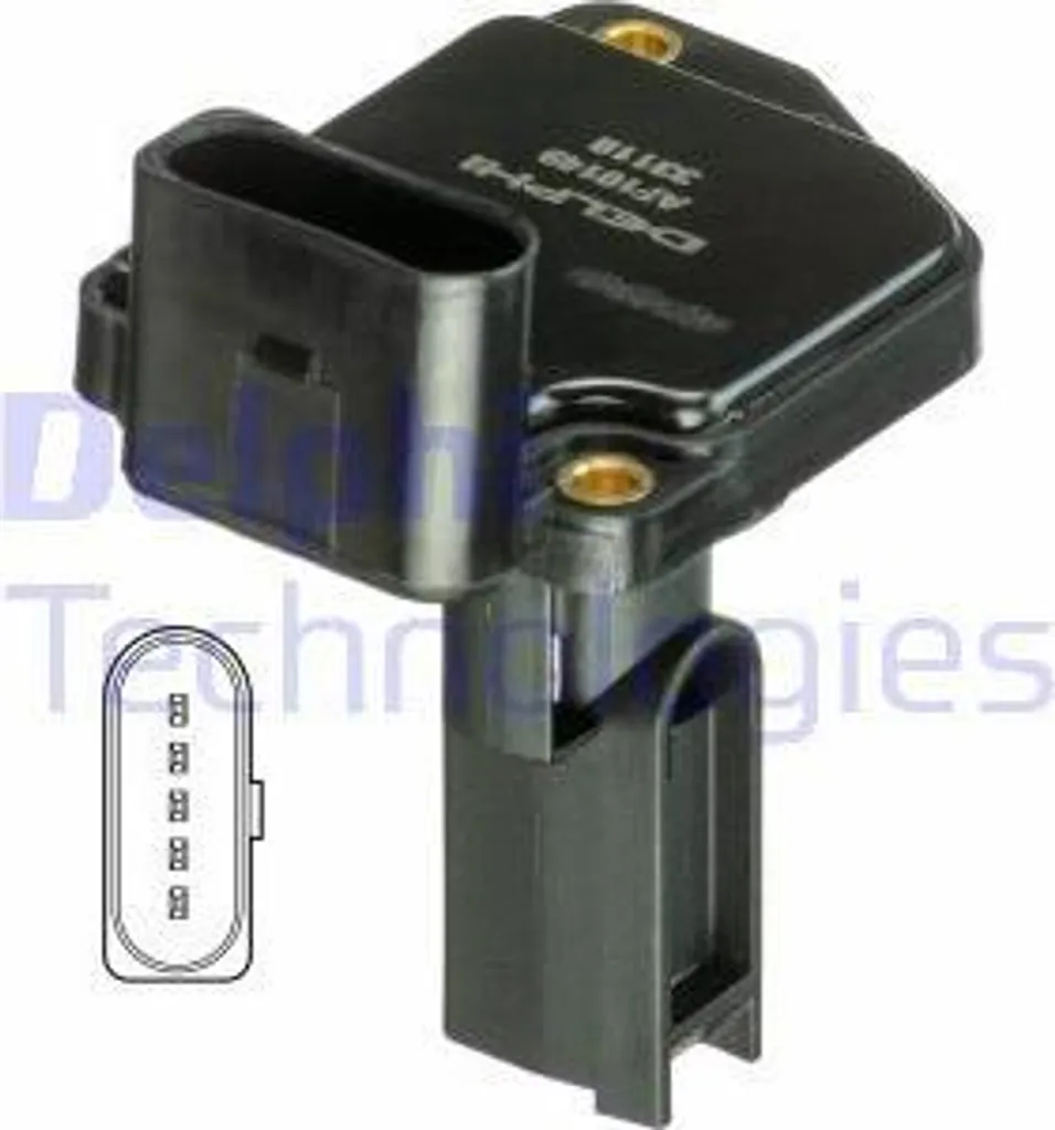 Delphi AF10149-12B1 Débitmètre d'air OE 06C133471A pour Audi A6 et A4