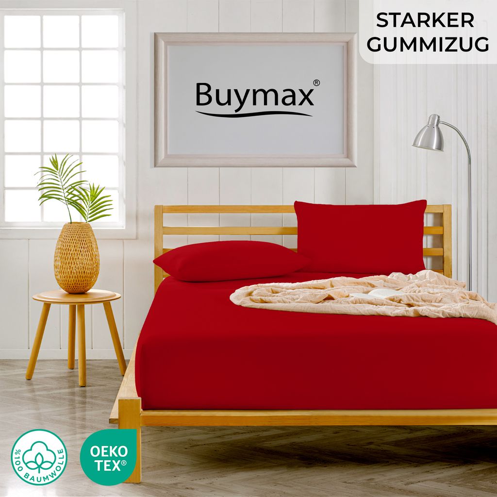 Jersey Topper Spannbettlaken Spannbetttuch 100% Baumwolle  Produktbild 2