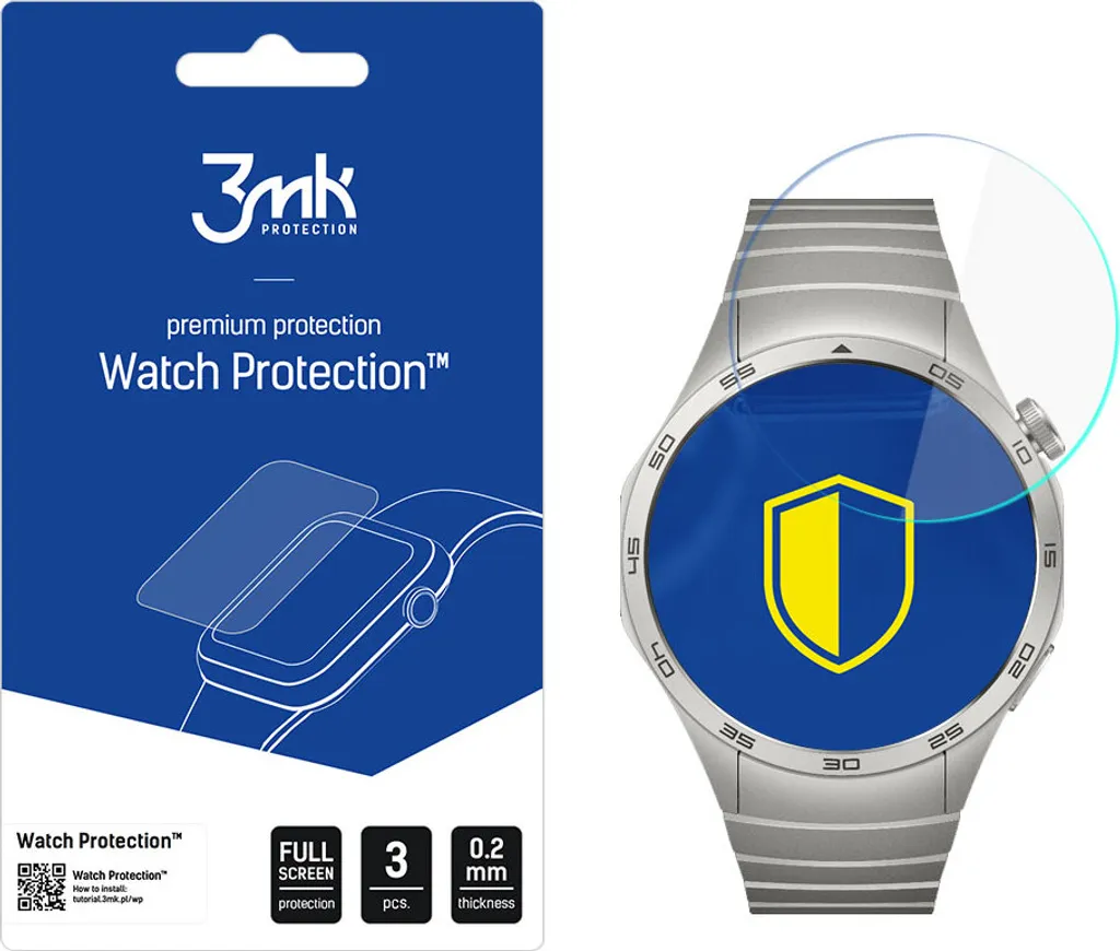 Protezione Huawei Watch GT 4 46mm | 3mk FlexibleGlass Ibrido 7H