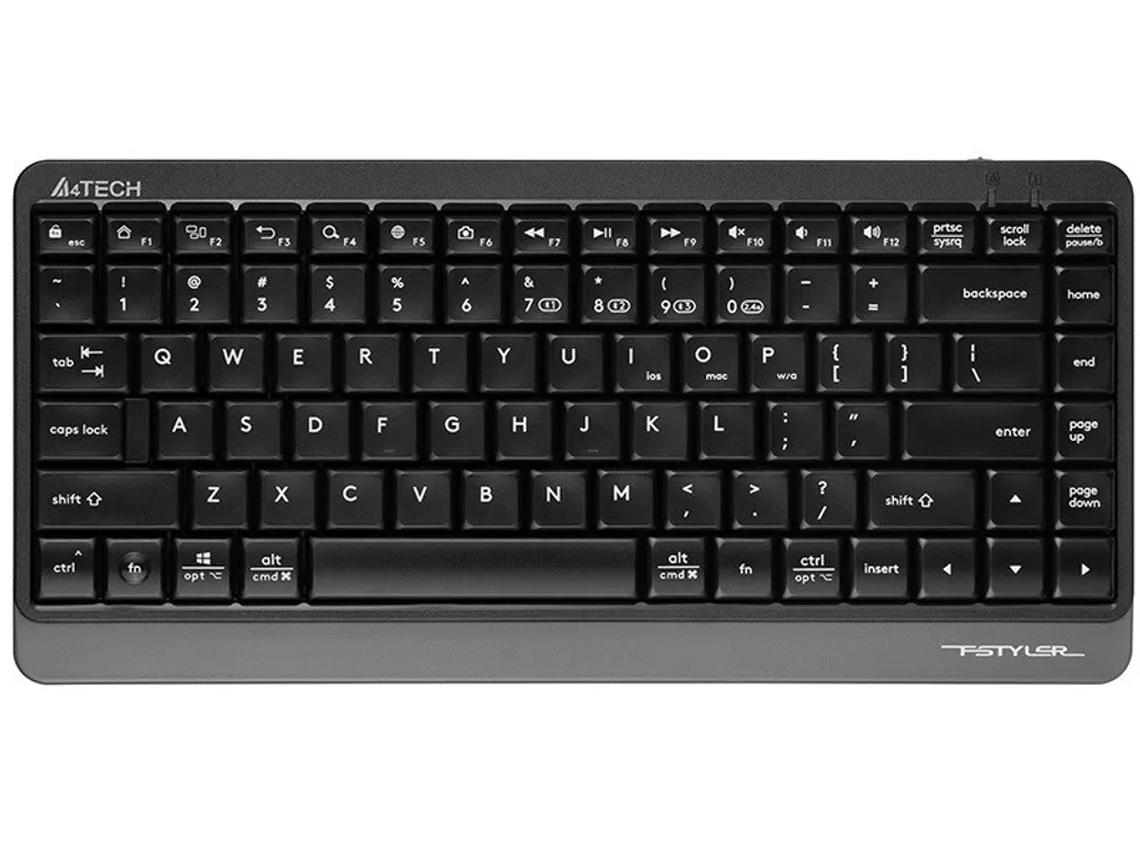 Clavier A4TECH FSTYLER FBK11 Compact Noir avec Touches Silencieuses