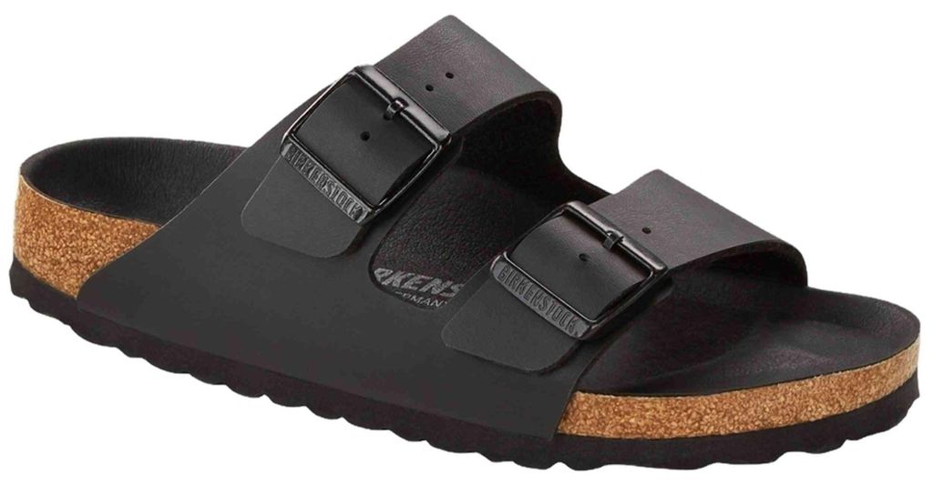 Sandali Birkenstock Arizona con fibbia grande, colore nero Immagine del prodotto 