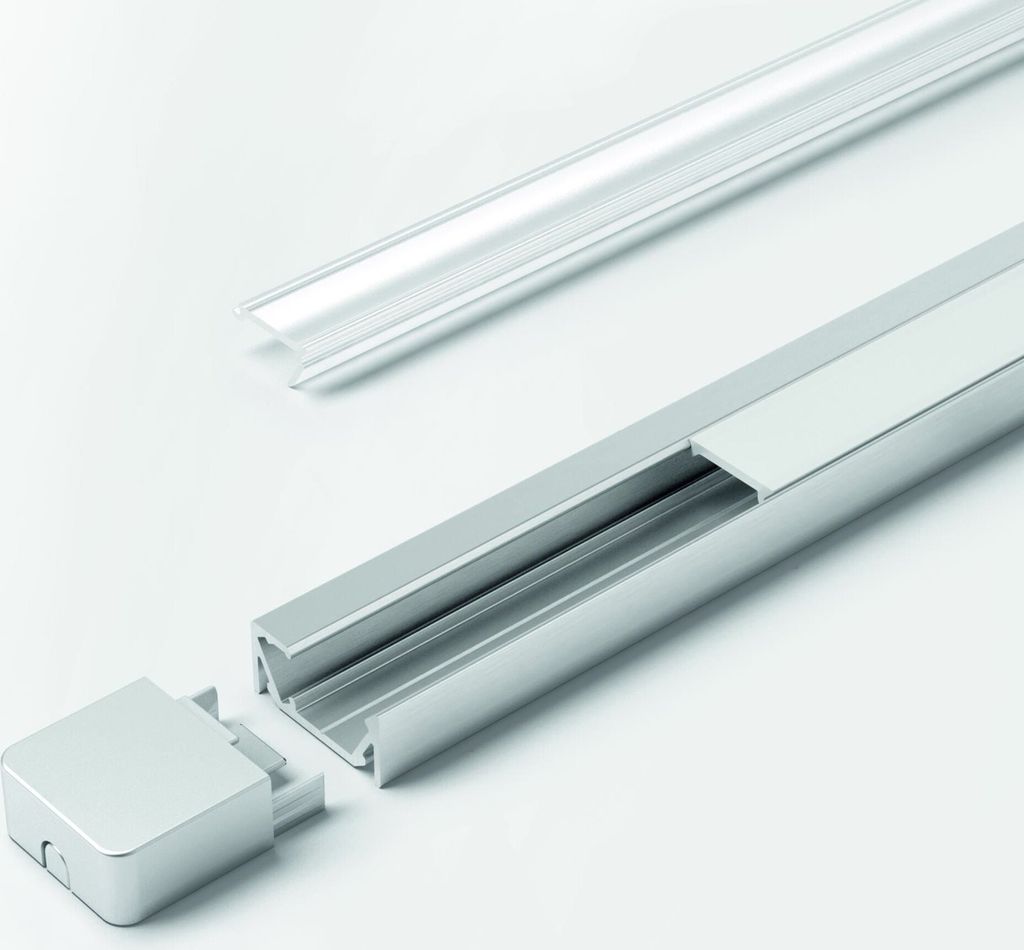 Halemeier ChannelLine G opal 10er Set L=3000 Alu-und Abdeckprofil