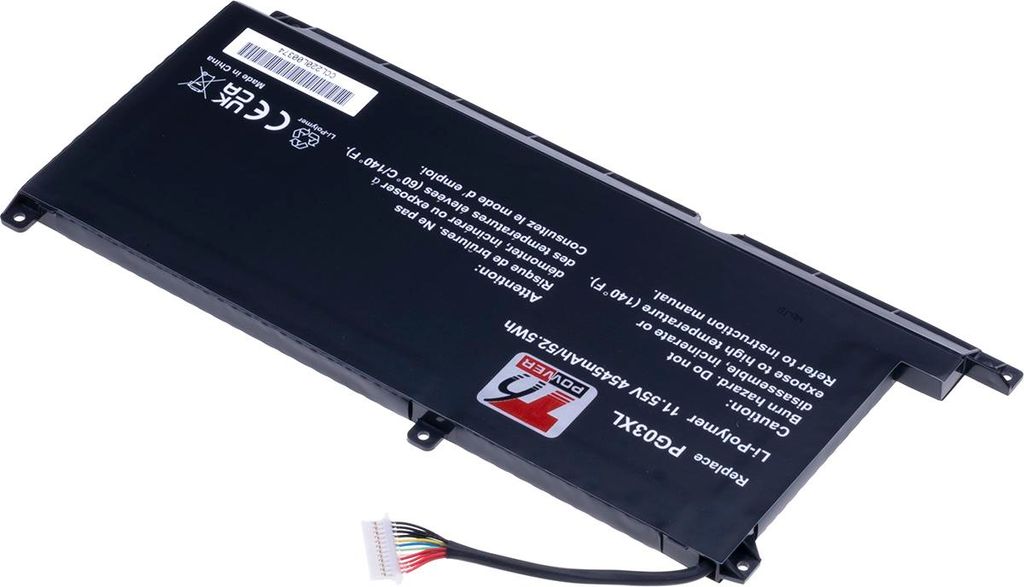 Akku T6 Power HP Pavilion Gaming 15-dk0000, 15-ec0000, 4545mAh, 52,5Wh, 3Zellen, Li-pol