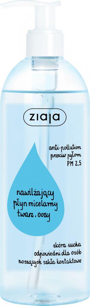 Ziaja Mizellenwasser für trockene und empfindliche Haut Feuchtigkeitsspendend 390 ml