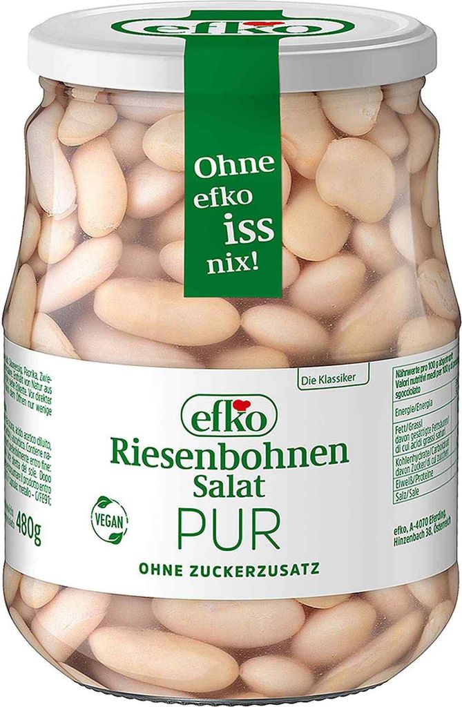 efko Riesenbohnen Salat 720ml Produktbild 