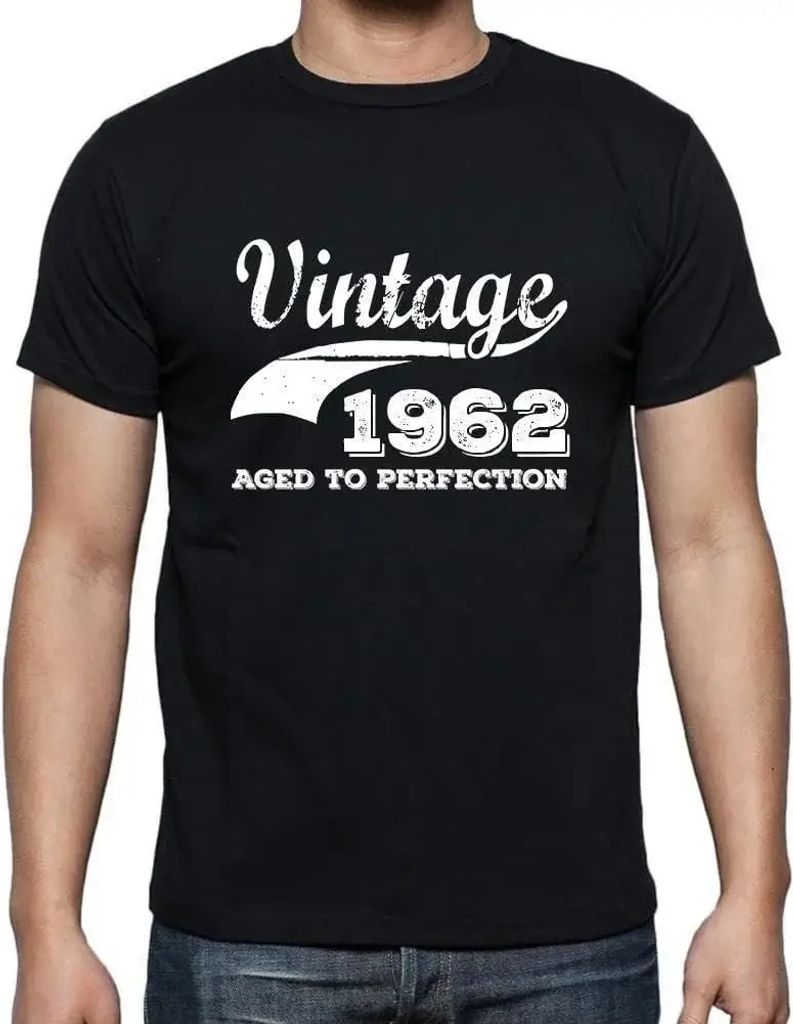 Herren Grafik T-Shirt Perfekt gealtert 1962 – Aged To Perfection 1962 – Geschenk 62. Geburtstag Jahrestag 62 Jahre Jubiläum 62 Jährige Mann J...
