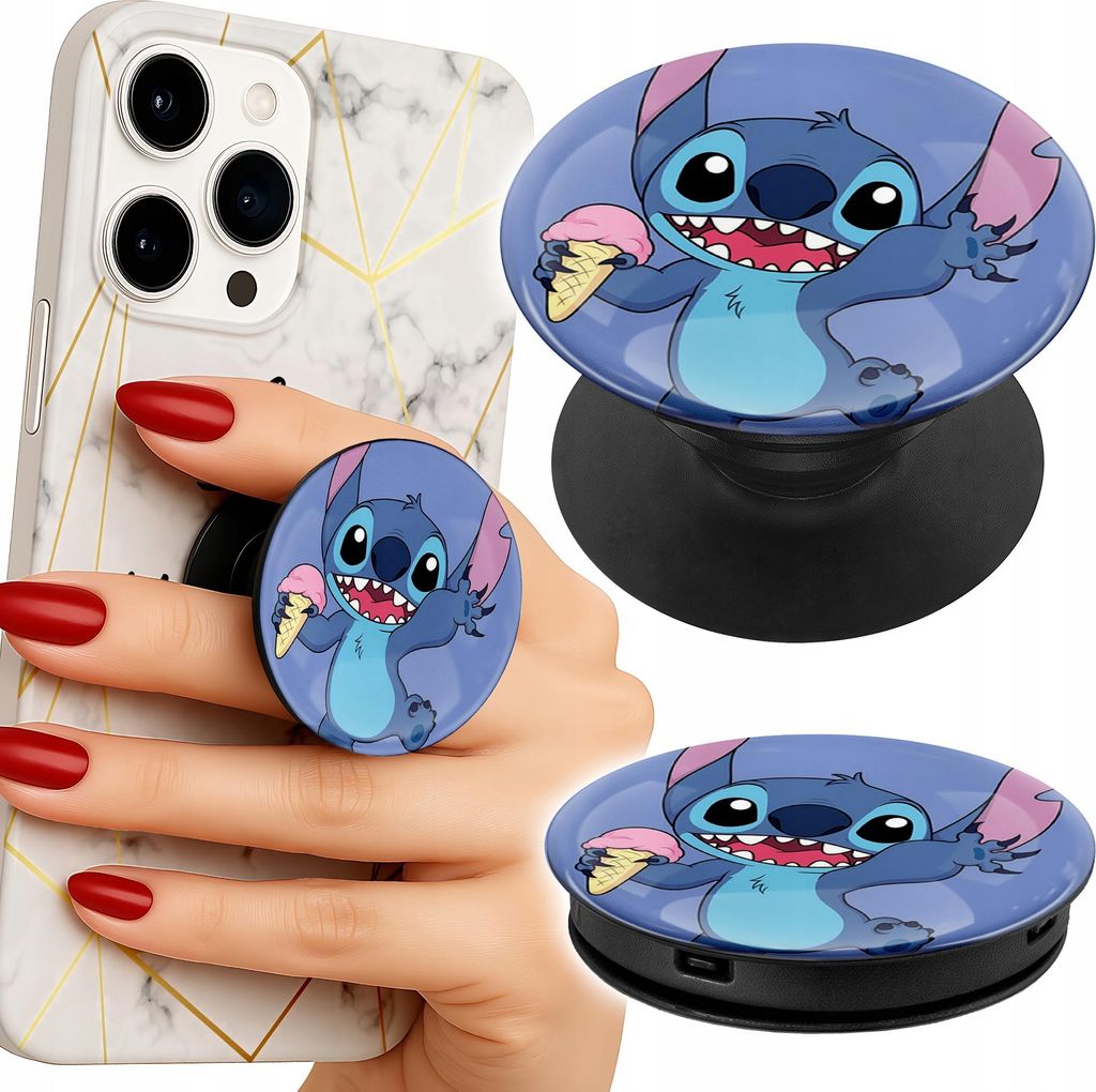 Popsocket Držák/stojánek na prst na telefon Modrá příšera Obrázek produktu 
