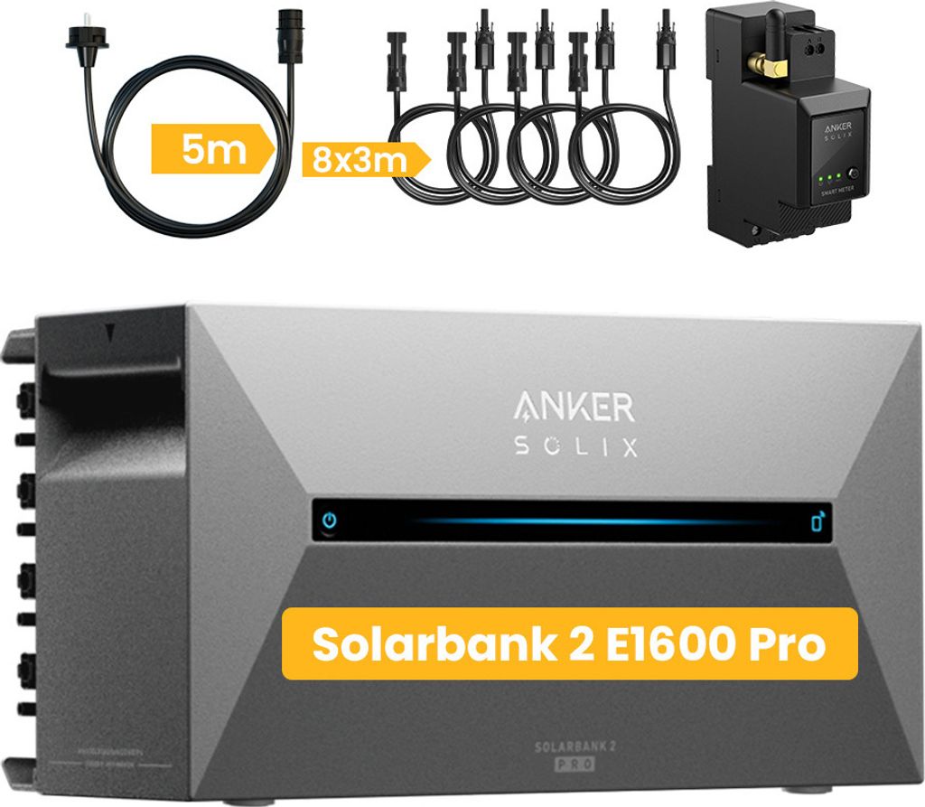Balkonkraftwerk Speicher, Anker Solix Solarbank 2 E1600 Pro Produktbild 