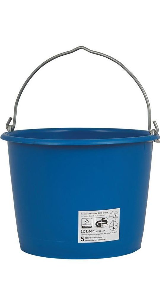 Baueimer 40 l schwer blau Spezialkunststoff Produktbild 