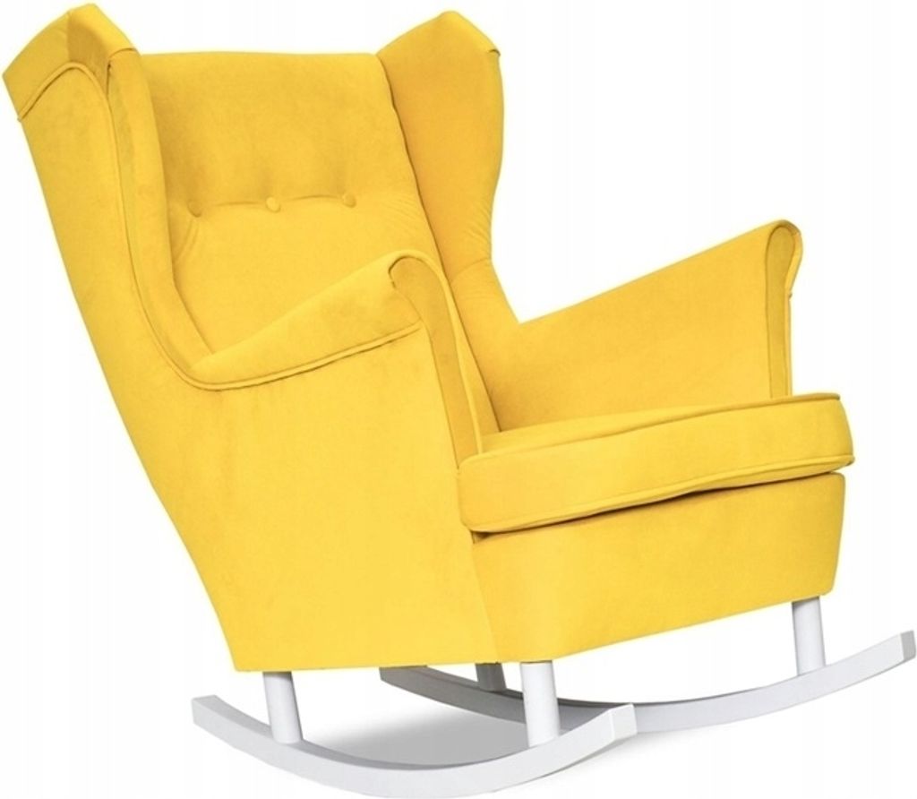 Kaiser Möbel Kanarienvogel-Schaukelstuhl Yellow Plus Office Home