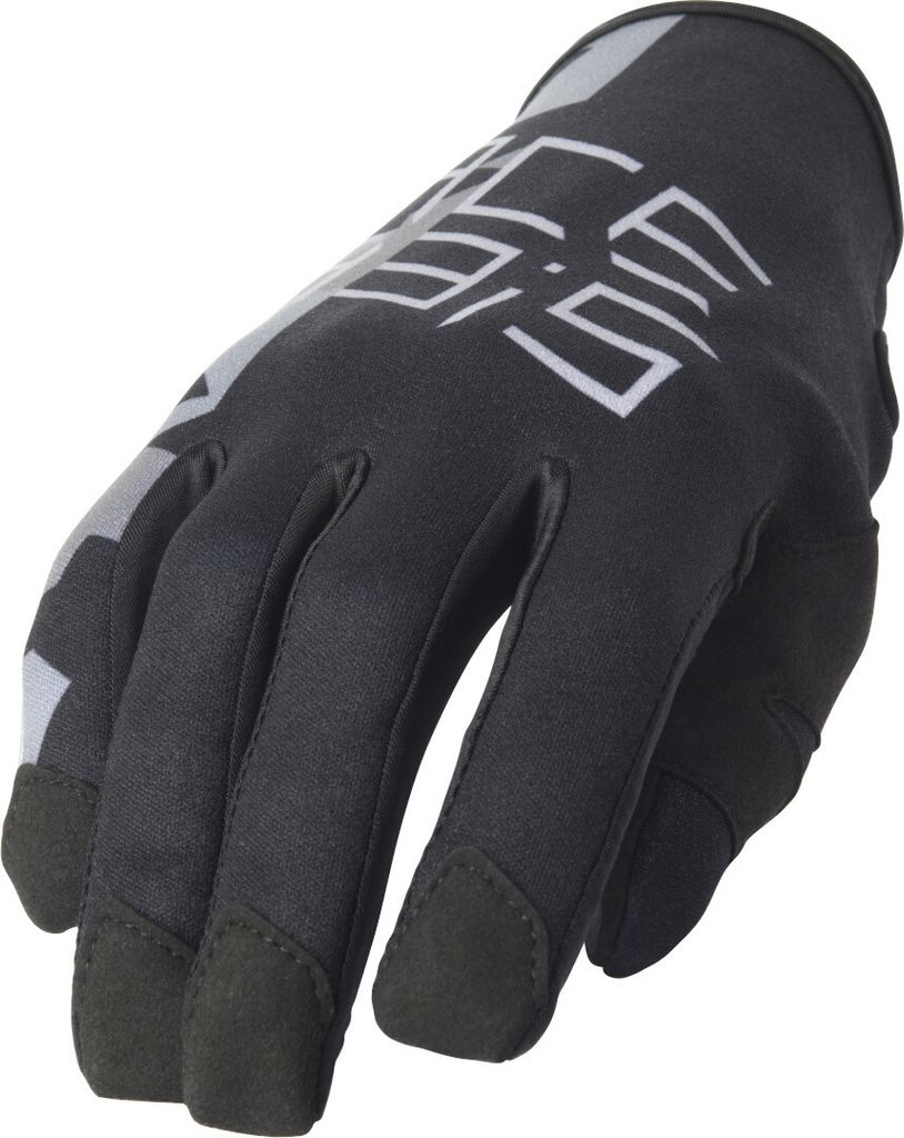 ACERBIS CE ZERO DEGREE 3.0 Enduro Motocross-Handschuhe Genehmigt Schwarz Grau größe L