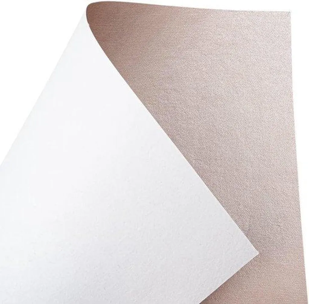 Papier pour faire-part vieux rose A4 métallisé - Idéal mariage 24 f.