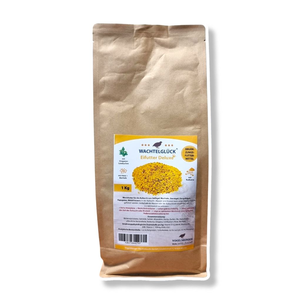 WachtelGlück Eifutter Deluxe 1 Kg