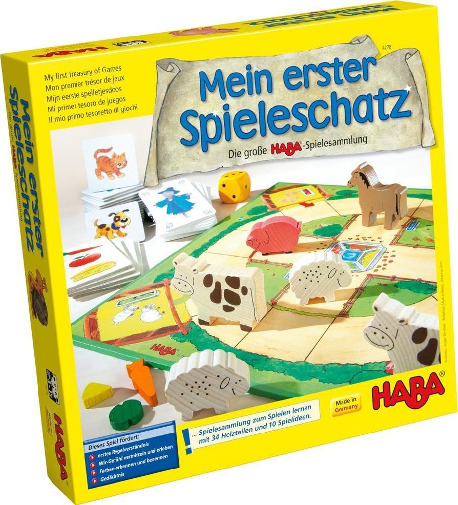 Moja pierwsza skarbnica gier - Wielka kolekcja gier HABA Zdjęcie produktu 