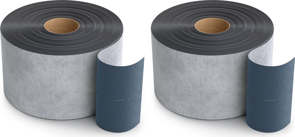 Isolbau Butylband - 40m - Selbstklebendes Butyl-Klebeband - Elastisches Butyl-Dichtband, Wasserdichte Abdichtungsband, Reparaturband für viele Anw...