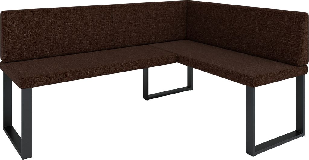 Eckbank AKIKO METAL Corner Bench 168x128 rechts - Eckbankgruppe f r Ihrem Esszimmer, K che modern, Sitzecke, Essecke. Perfekt f r K che, B ro und R...
