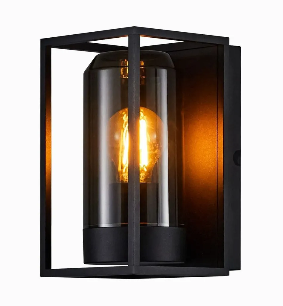 Applique IP44 Nordlux Griffin verre fumé anti-éblouissement 2218131047
