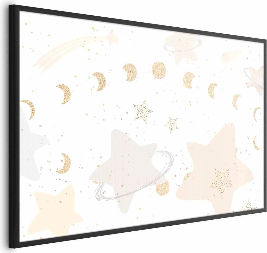 Posterpapier Poster - Moon and Stars 42x29.7 cm Für Kinder e-A-10127-ao-a